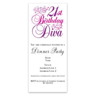 21st Birthday Diva Invitations by Admin_CP3085590