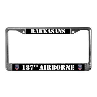 187th ABN Rakkasans License Plate Frame  187th ABN Bumper Stickers