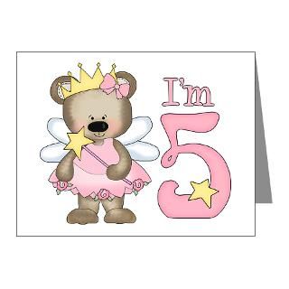 Bear Princess 5th Birthday Invitation (20 pk) for