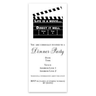 Clapboard Invitations  Clapboard Invitation Templates  Personalize