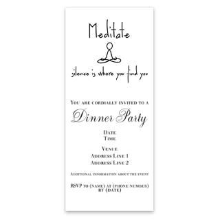 Meditation Invitations  Meditation Invitation Templates  Personalize