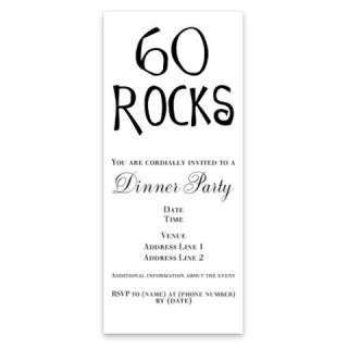 birthday saying, 60 rocks Invitations by Admin_CP49581  506857734