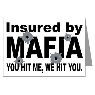 Insured by Mafia Greeting Cards (Pk of 10) for