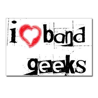 Band Gifts  Band Postcards  I *heart* Band Geeks Postcards (Package