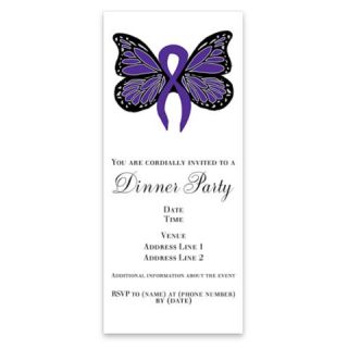 Relay For Life   Purple Ribbo Invitations by Admin_CP3431878