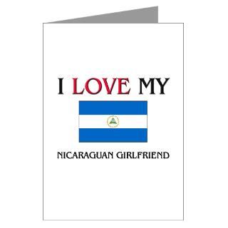 Love My Nicaraguan Girlfriend Greeting Cards (Pk for