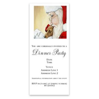 Dachshund and Santa Invitations by Admin_CP6571506  507259759