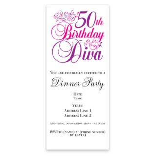 50th Birthday Diva Invitations by Admin_CP3085590  507066729