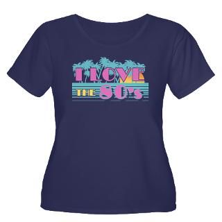 Funny 80S Womens Plus Size Tees  Funny 80S Ladies Plus Size T