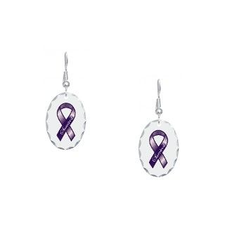 BCA2011 Gifts  BCA2011 Jewelry  Survivor Ribbon Earring Oval Charm