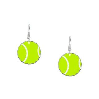 Backhand Gifts  Backhand Jewelry  Tennis Earring Circle Charm