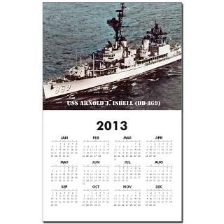 ISBELL Calendar Print  THE USS ARNOLD J. ISBELL (DD 869) STORE