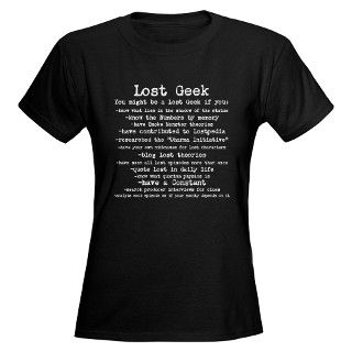 815 Gifts  815 T shirts  Lost Geek Womens Dark T Shirt