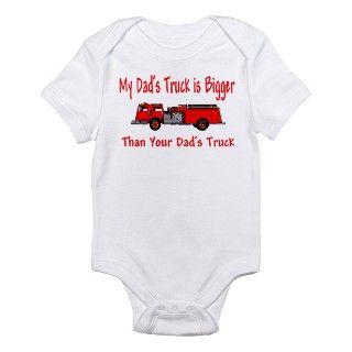 911 Gifts  911 Baby Clothing  Firetruck Daddy Infant Bodysuit