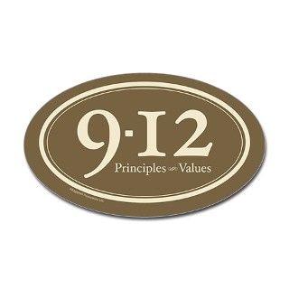 12 Gifts  9 12 Bumper Stickers  9 12 Principles Values Oval