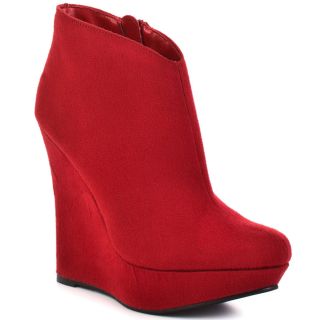 Red Suede Ankle Boots   Red Suede Booties