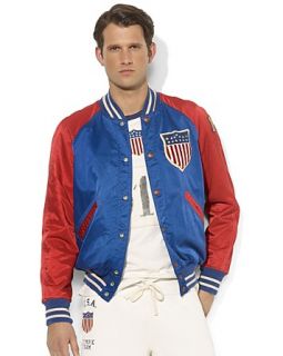 Ralph Lauren Team USA Olympic Satin Twill Jacket