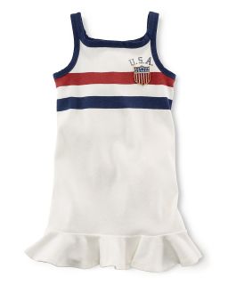 Ralph Lauren Childrenswear Toddler Girls Team USA Olympic Ruffle