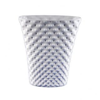 Vibrations 13.25 Oval Vase, White by Rosenthal