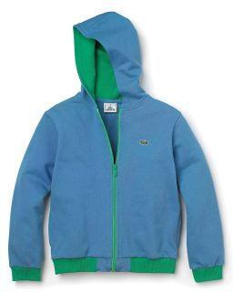 Hooded Sweatshirt with Crocodile Logo   Sizes 4 16