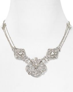 Carolee Extendable Necklace with Deco Design, 17