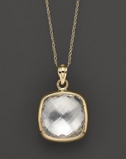 Crystal Quartz Necklace, 18