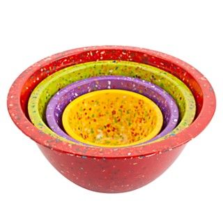 Zak Designs Inc. Confetti 4 Piece Assorted Nesting Bowl Set