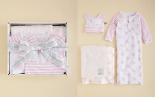 Little Giraffe Infant Girls Blanket, Gown & Hat Starter Kit   Sizes 0