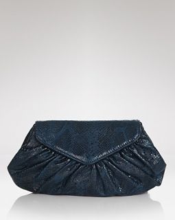 Lauren Merkin Clutch   Glossy Python Diana