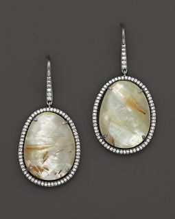 Di Massima Blackened Sterling Silver, Mother of Pearl, Rutilated