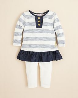 Couture Infant Girls Slub Jersey Top & Legging Set   Size 3 24 Months