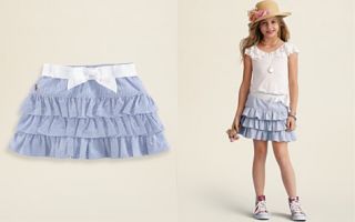 Ralph Lauren Childrenswear Girls Seersucker Skirt   Sizes 7 16_2