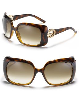 Gucci Square Interlocking Signature G Sunglasses