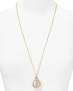 Knots & Anchors Pavé Anchor Pendant Necklace, 30