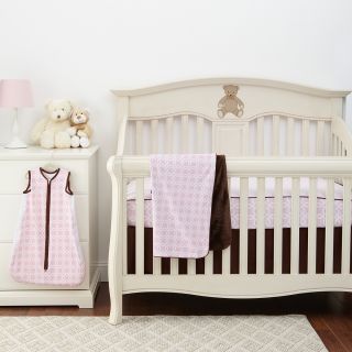 skip hop pink lattice baby bedding $ 30 00 $ 150 00 a pretty pink and