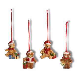 teddy bear ornaments set of 4 price $ 29 00 color set of 4 quantity 1