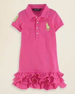 Ralph Lauren Childrenswear Girls Big Pony Polo Dress   Sizes 2T 6X