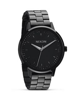 Nixon The Kensington All Black Crystal Watch, 36.5mm