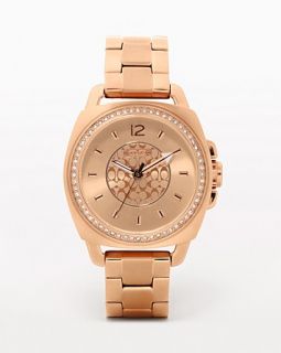 COACH Boyfriend RG Bracelet with Crystal Dial, 38mm