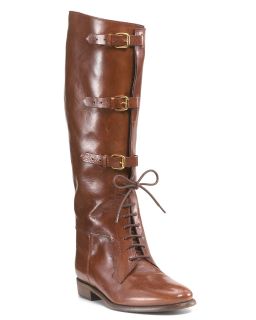 Burberry Bridle Housecheck Riding Boots