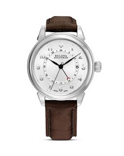 Bulova Accutron Gemini Collection Mens Stainless Steel Watch, 42mm