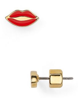 enamel lip earrings price $ 42 00 color oro quantity 1 2 3 4 5 6