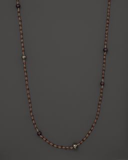 Garnet Rondelles and Pyrite Necklace, 42