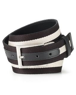 Bally Stripe & Solid Reversible Belt