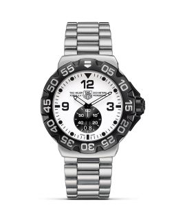 TAG Heuer Formula 1 Quartz Watch with White Luminescent Dial, 44mm