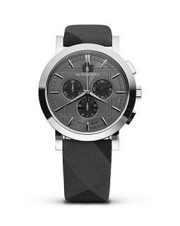 Burberry Chronograph Check Watch, 44 mm