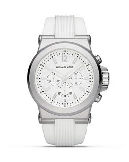 Michael Kors White Chronograph Watch, 45mm