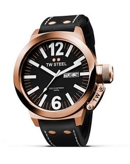 TW Steel CEO Canteen Rose Gold PVD Watch, 45mm