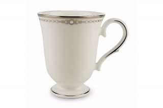 lenox pearl platinum accent mug price $ 50 00 color no color quantity