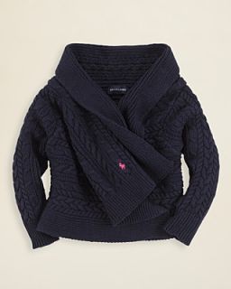 Ralph Lauren Childrenswear Girls Wrap Sweater   Sizes 2T 6X